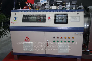 R404A/이산화탄소 -40 Deg C 냉장고 갱도를 위한 이중 무대 뒤에서 일하는 사람 압축기 선반